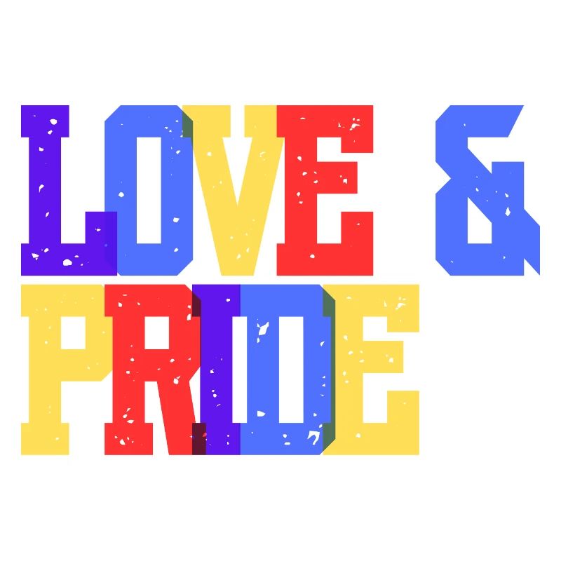 Liebe und Pride Regenbogen
