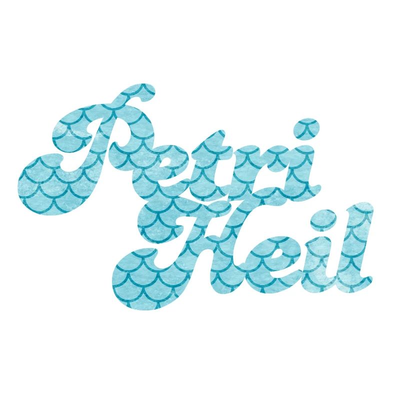 Petri Heil Angler Hobby Fish Scale Pattern