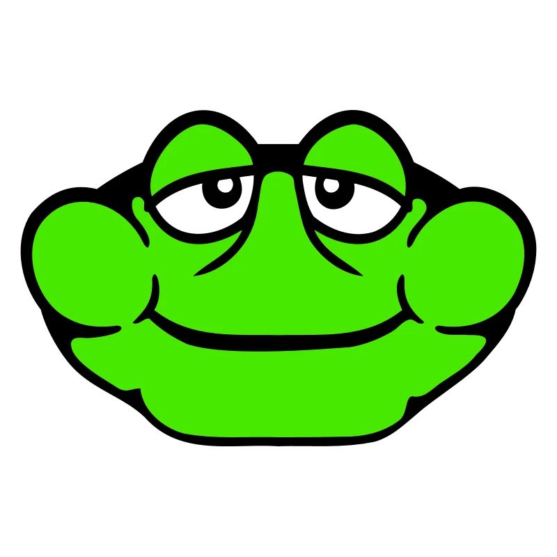 Frog Toad Smiles Funny Comic Happy Cool