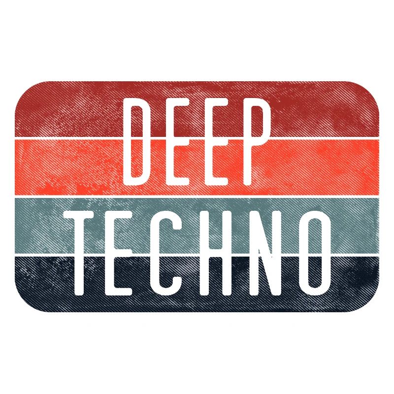 Deep Techno Gradient Stripes