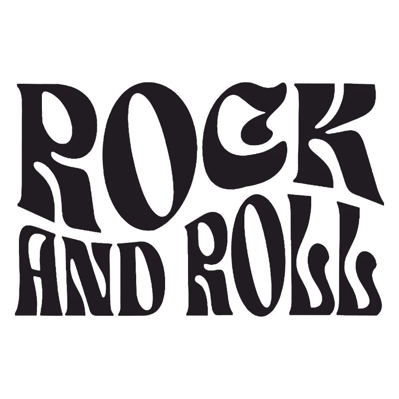 Rock and Roll Retro Typography