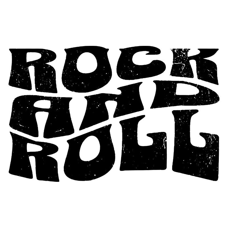 Conception du logo Rock and Roll