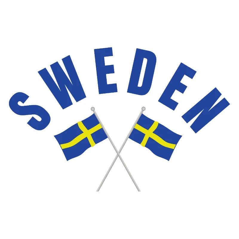 Sweden Flags Crest Emblem