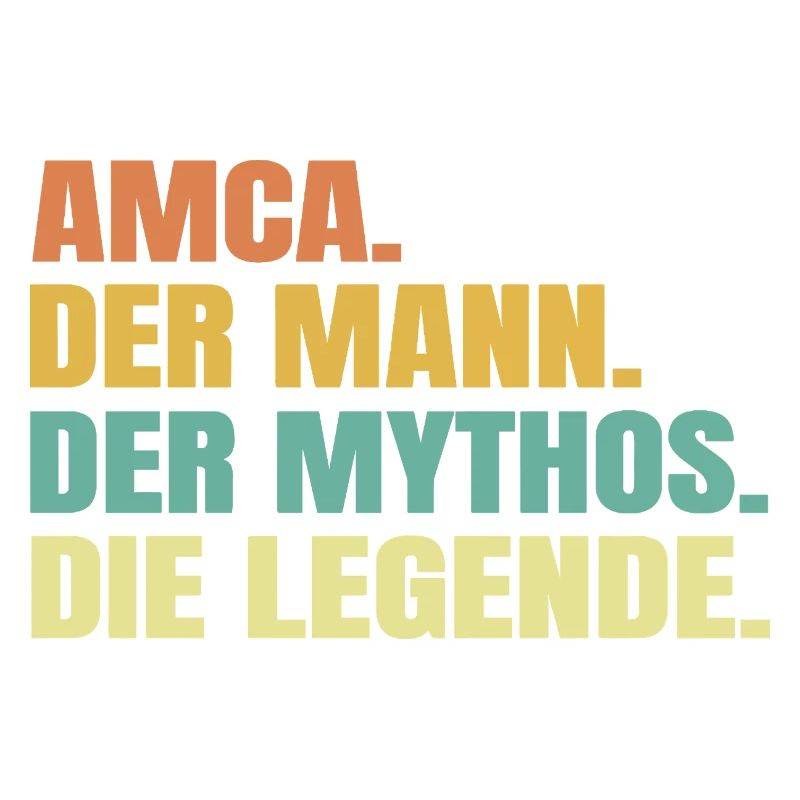 Amca Der Mann Der Mythos Die Legende Retro