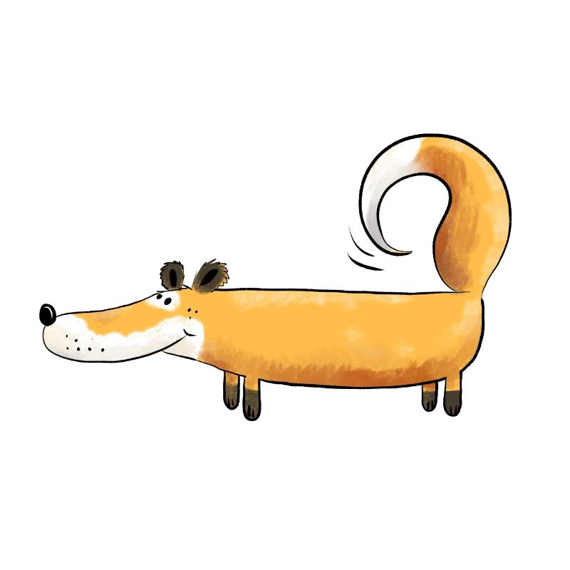 Cadeau drôle de motif d'animal de bande dessinée I de renards