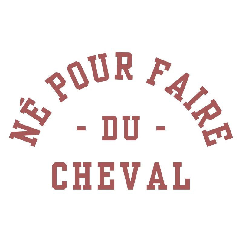 Geboren, um ein Pferd zu reiten