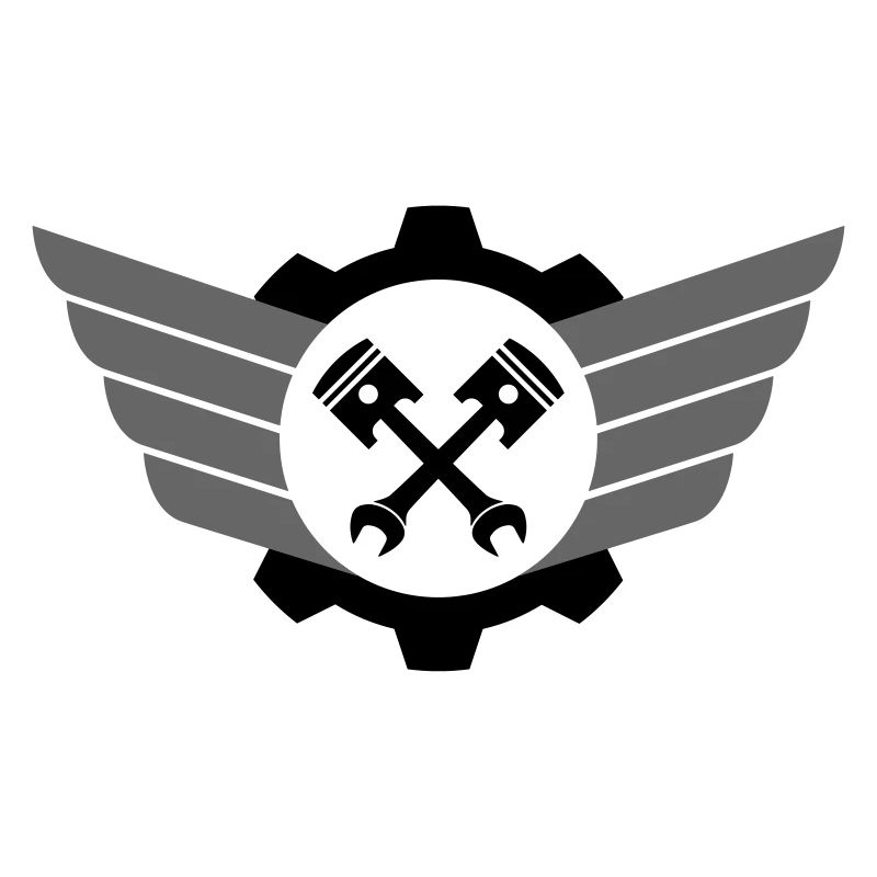 Clé de piston croisée avec engrenage et aile