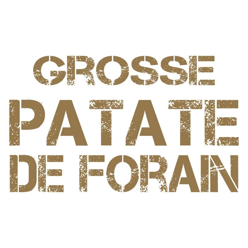 Grosse Patate de Forain ocre