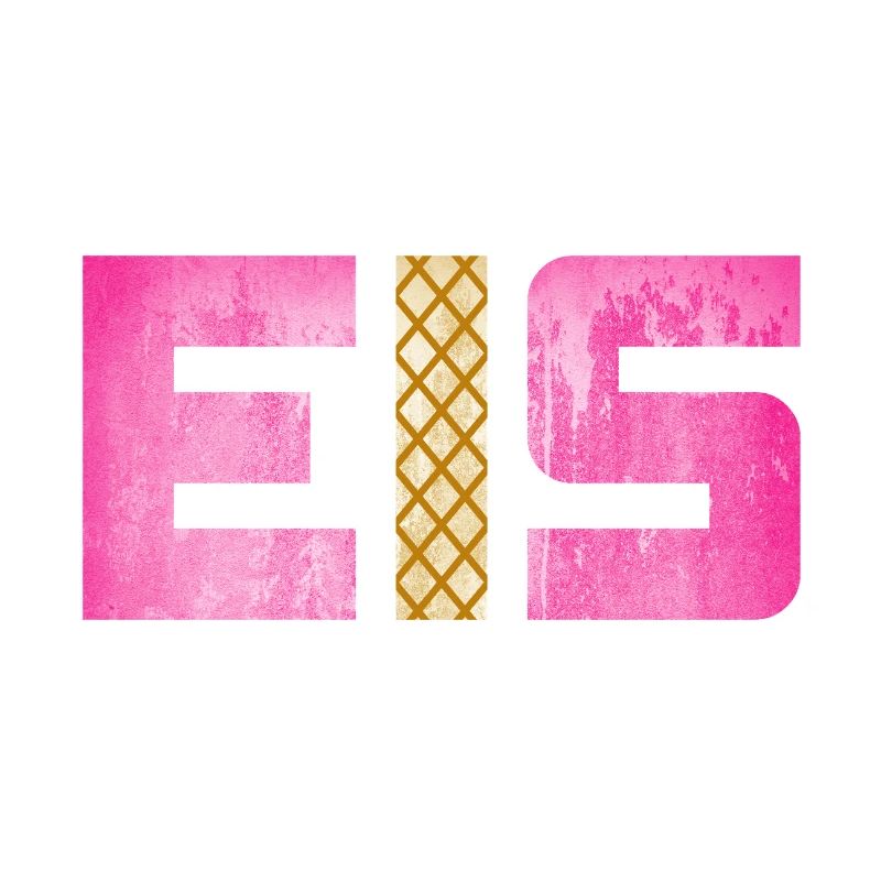 Eis Waffel Eisdiele Eiscreme Eiskrem Sommer pink