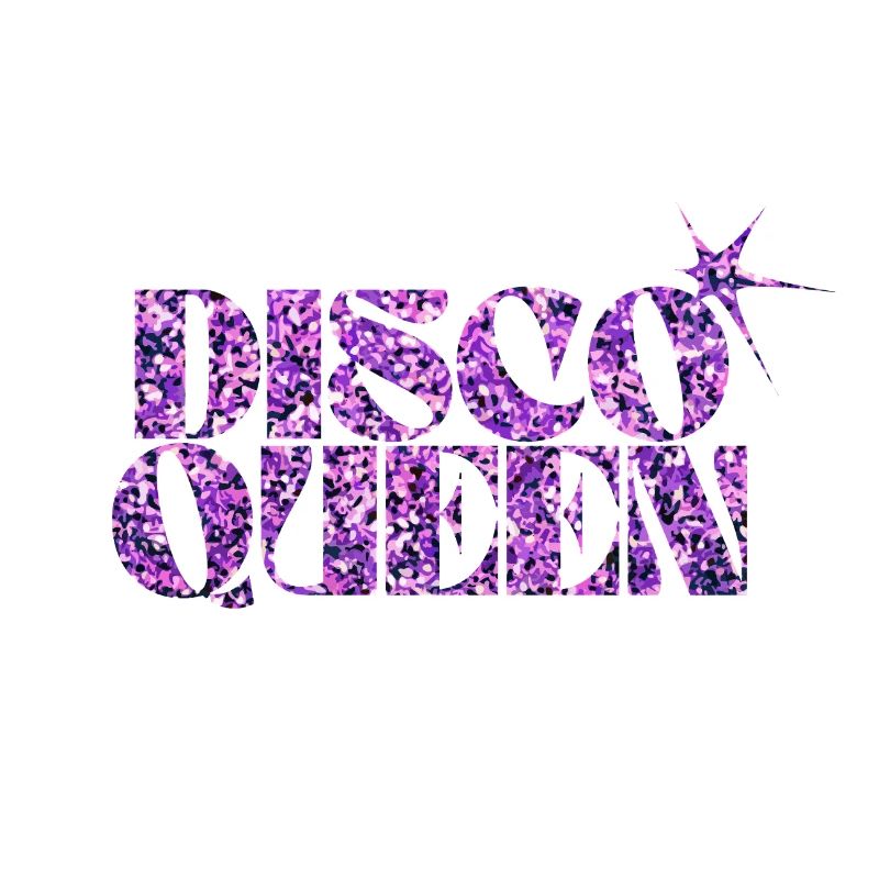 Disco Queen Glitter Pattern