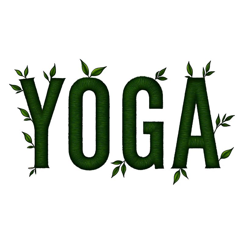Yoga Vert Feuillage Texturé