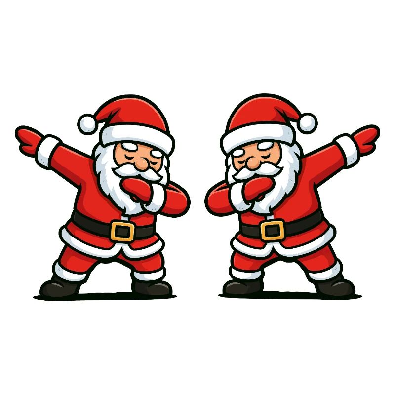 Santa Dab Dancing Comic