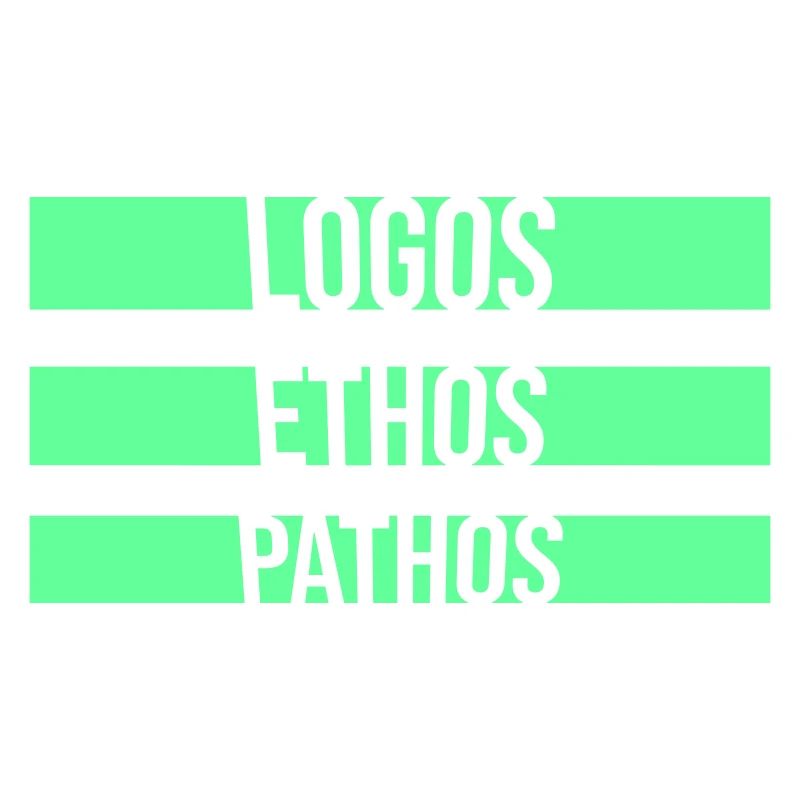 Logos Ethos Pathos Rhetorik Philosophie Student
