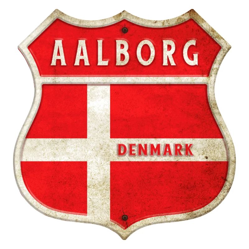 Aalborg Danemark Armoiries Drapeaux Design