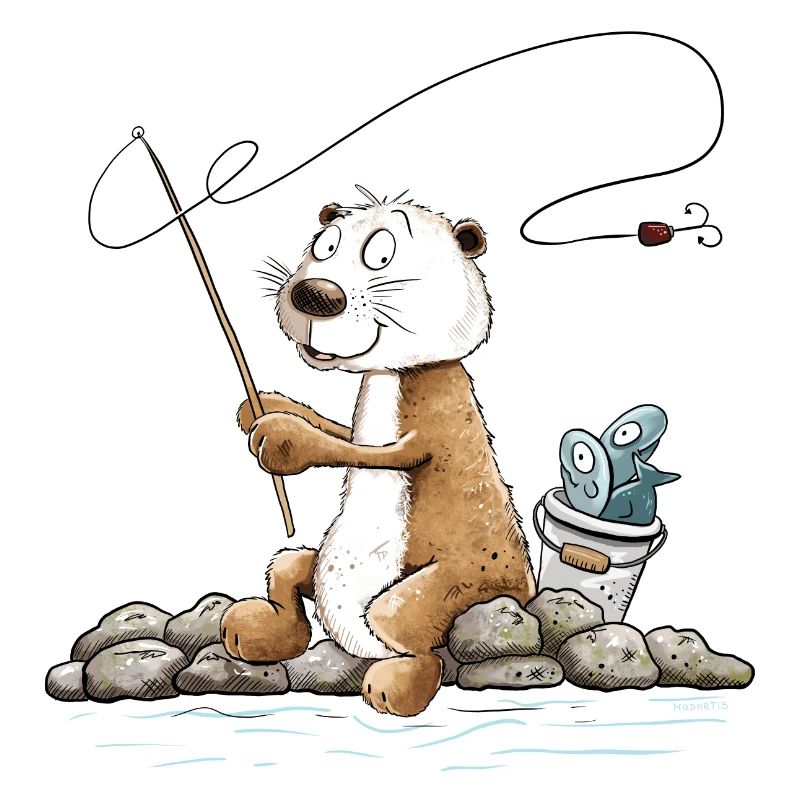 Droll Angler Otter Pêche MODARTIS