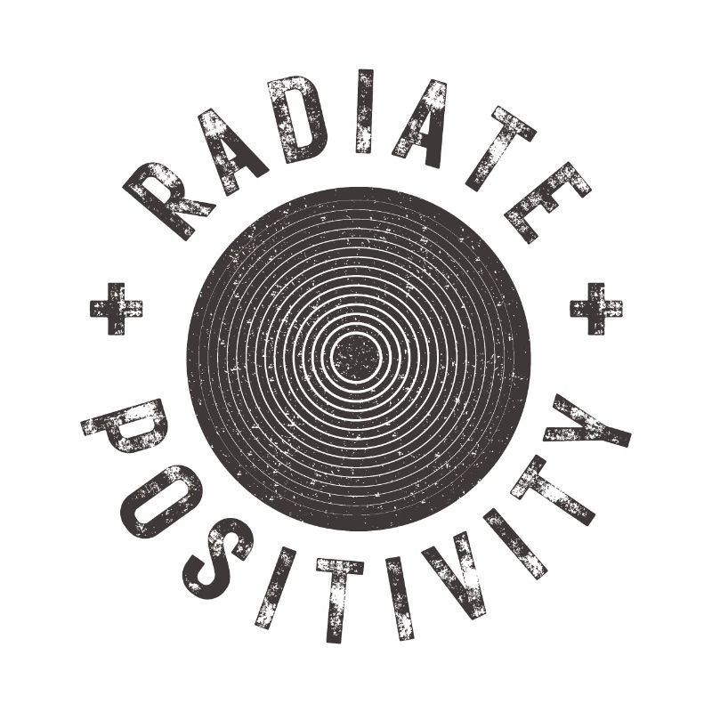 Positivität ausstrahlen moderner distressed Stil