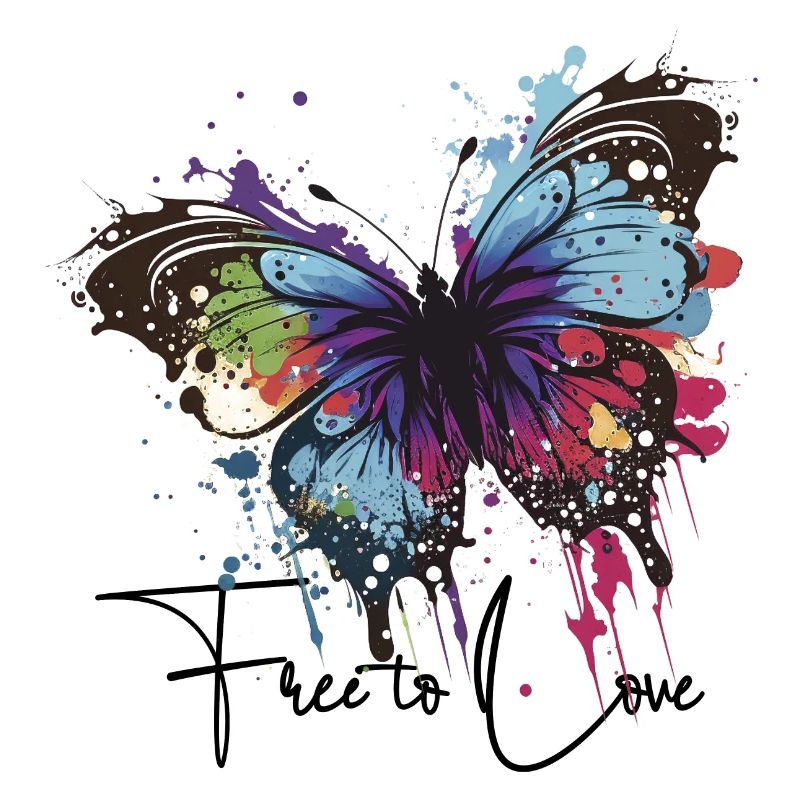 Rainbow Butterfly Splash libre d’aimer