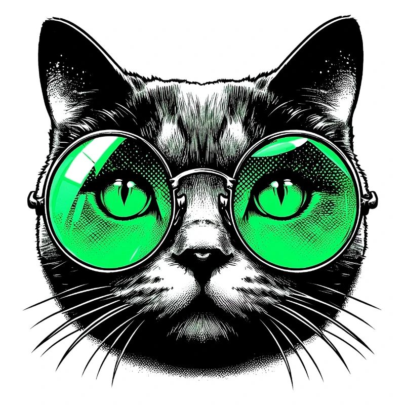 Puss with Glasses