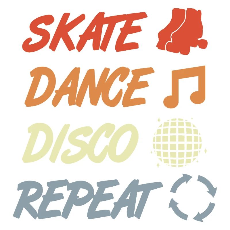 Rollschuhfahrer Disco