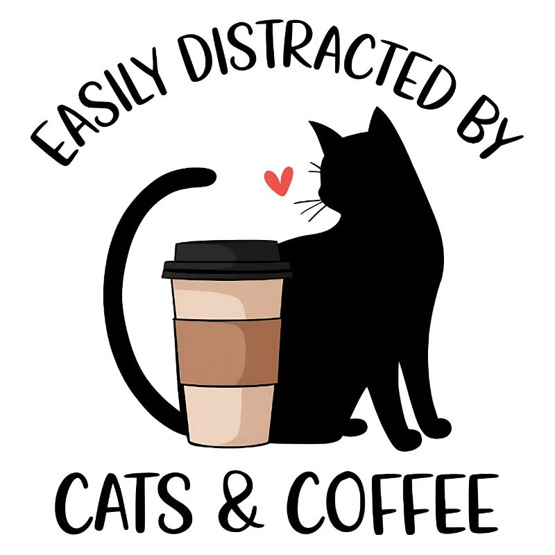 Leicht durch Katzen und Kaffee ablenkbar
