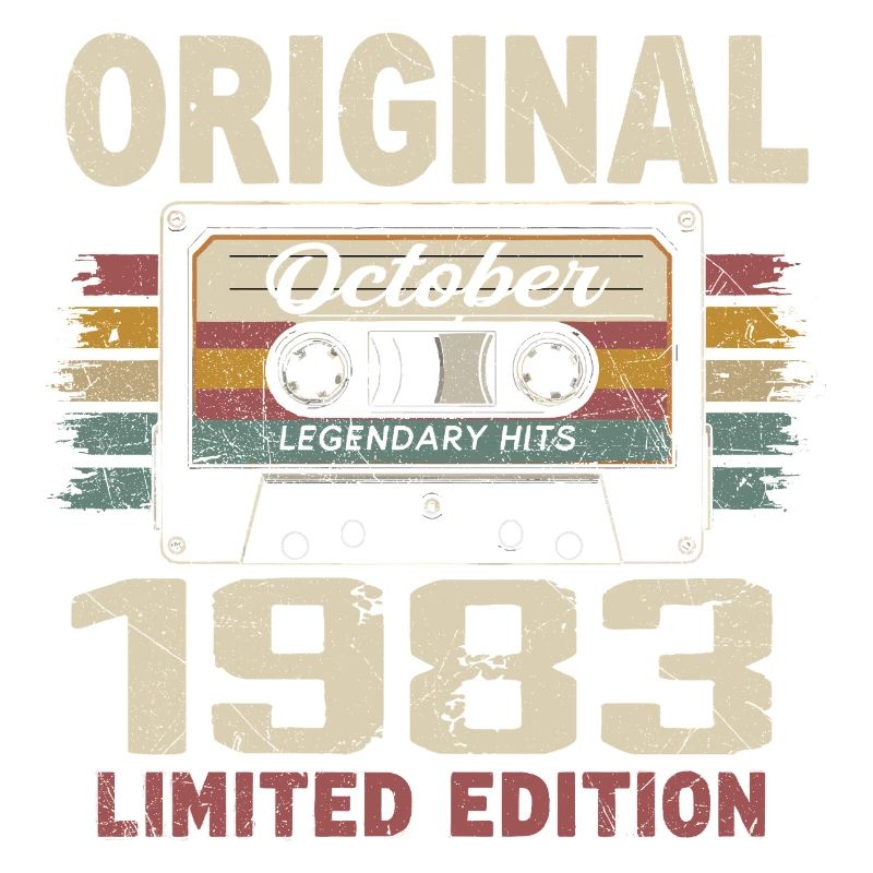 Born in October 1983 | Vintage Gift October 1983