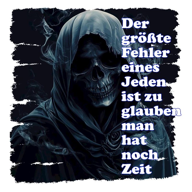 Mystical skull with quote