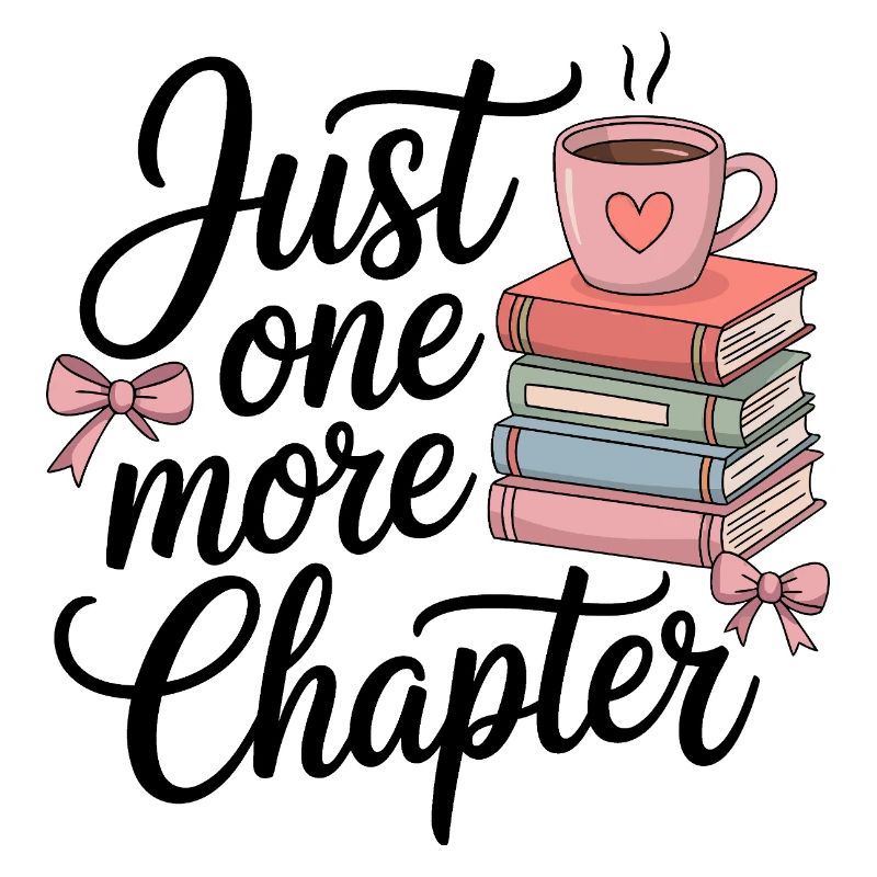 Juste un chapitre de plus - Cozy Booklover Design