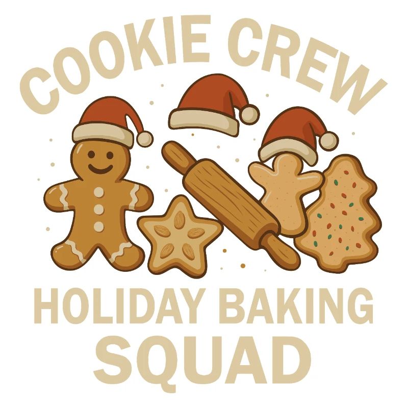 Christmas Baking Team - Cookie Crew Motif