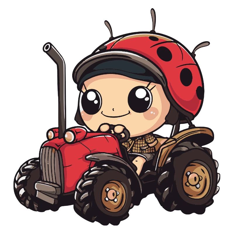 Fermier de tracteurs Ladybug