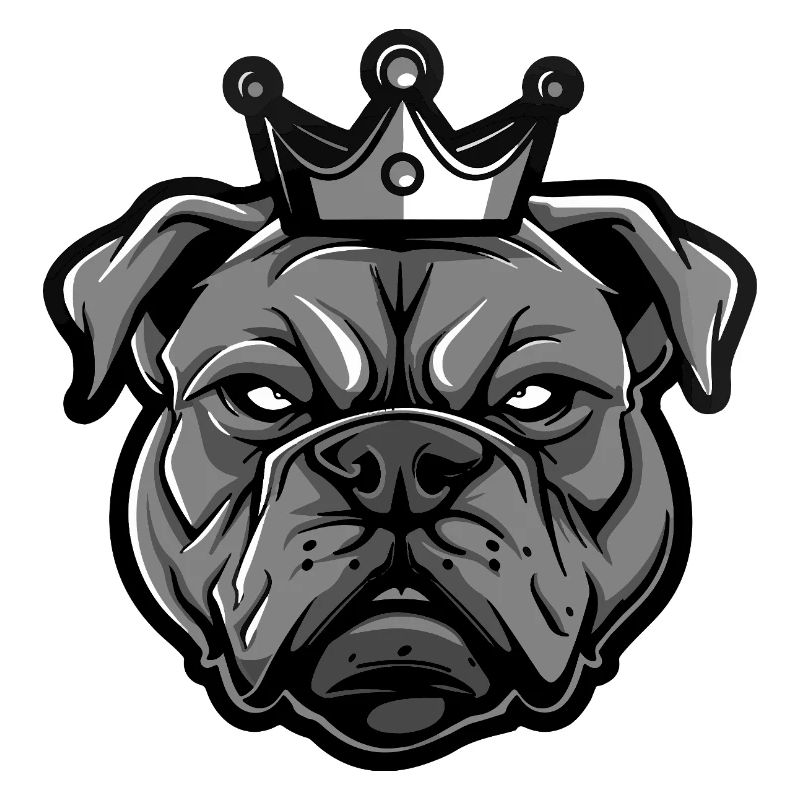 Mastiff Hund Krone