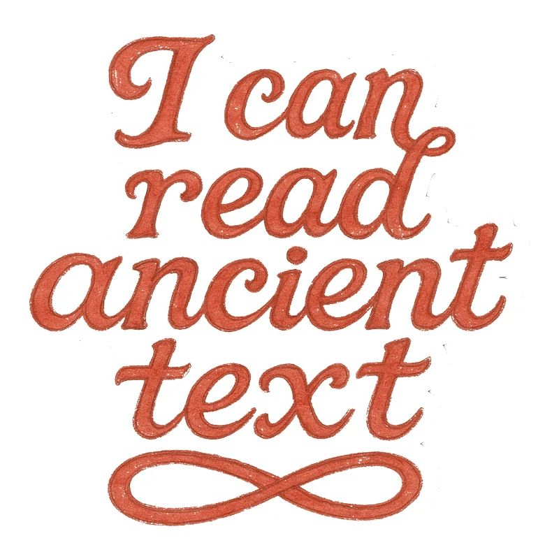 I Can Read Ancient Text