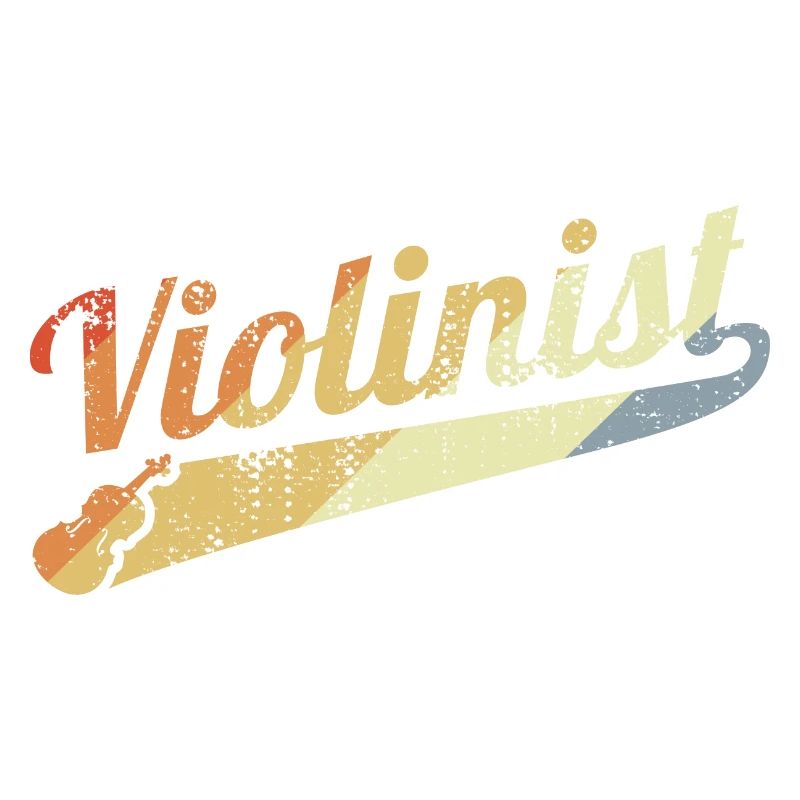 Retro Violin Player