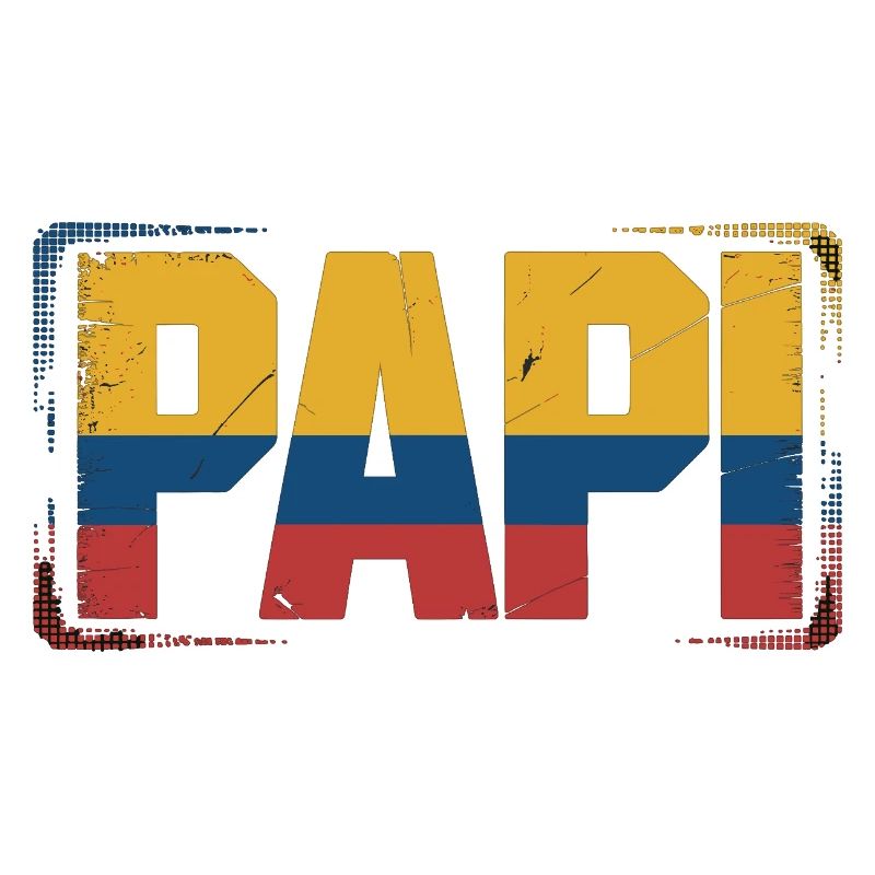 Daddy Colombia Flag – Gift for