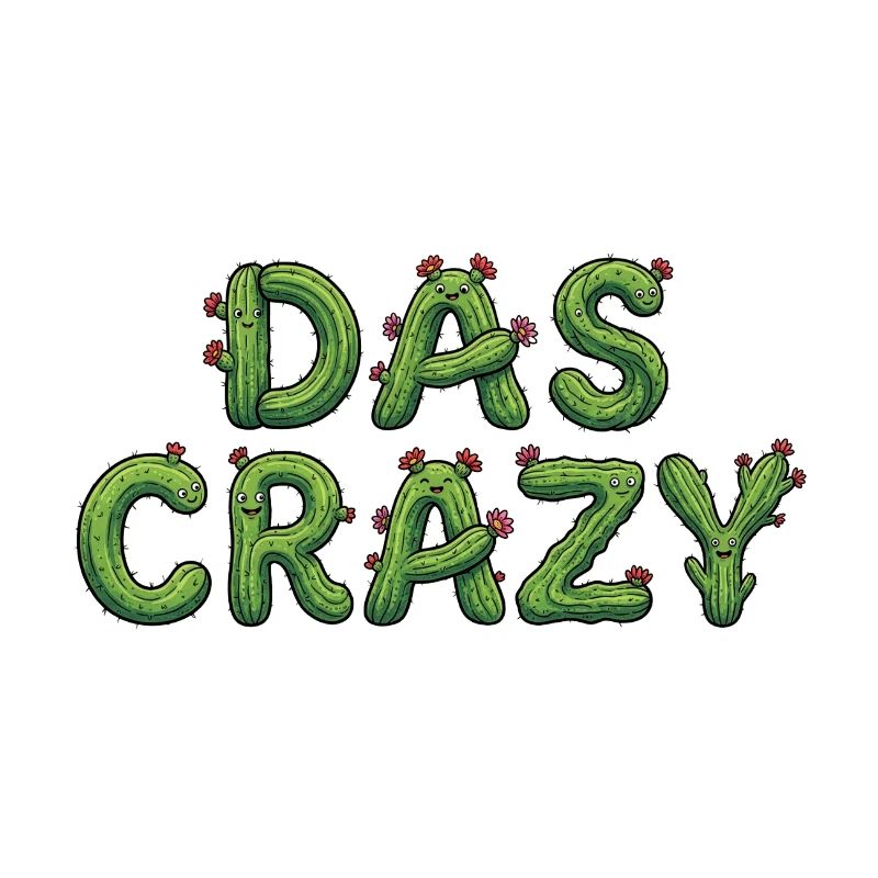 DAS CRAZY Kaktus Meme Spruch