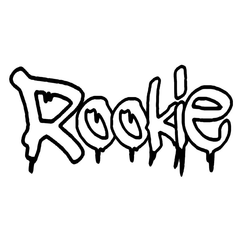 Graffiti Style Rookie Text Design