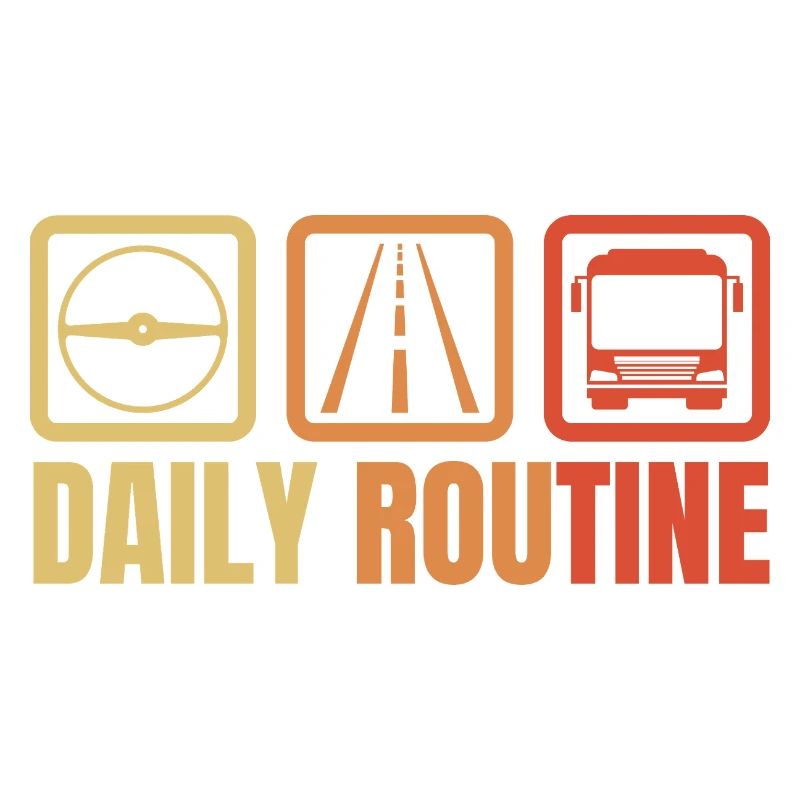 Routine quotidienne du chauffeur d’autobus
