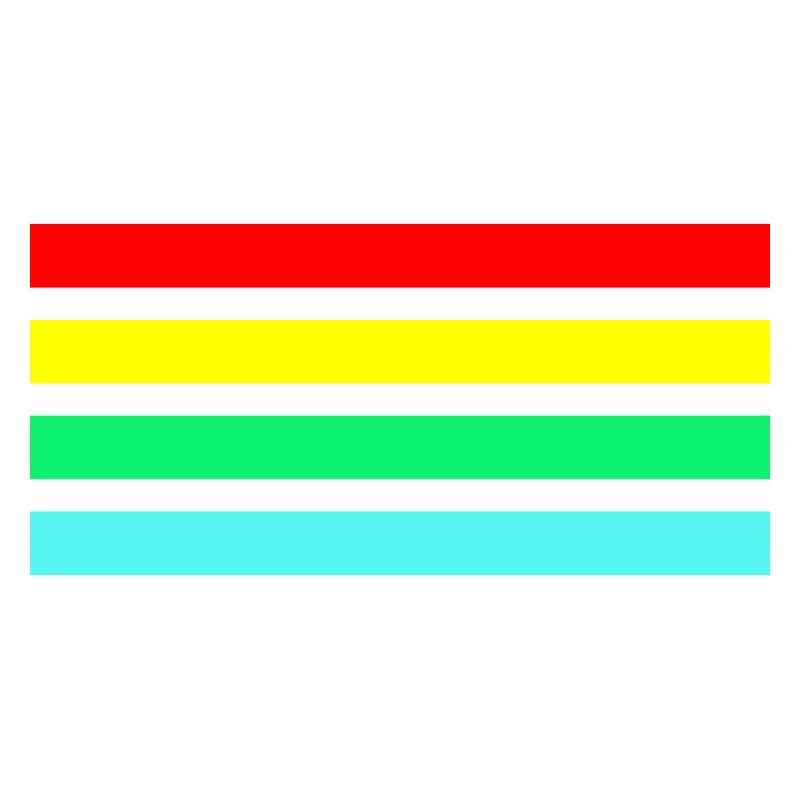 Retro neon arc stripe composition