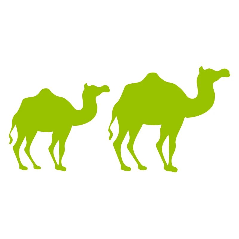 Duo Silhouette Camel Vert Néon
