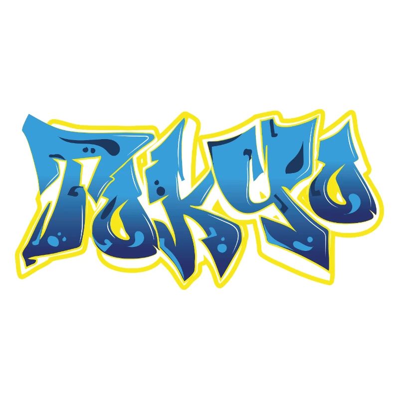Cool Graffiti Tokyo Blue