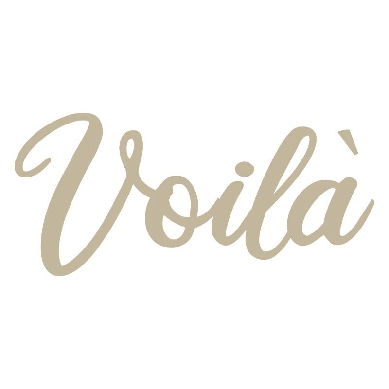 Voila Manuscrit Script Design