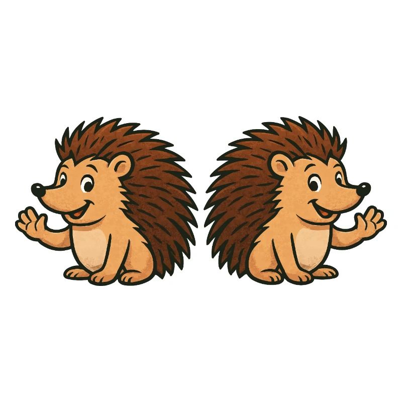 Niedliche Igel  Comic