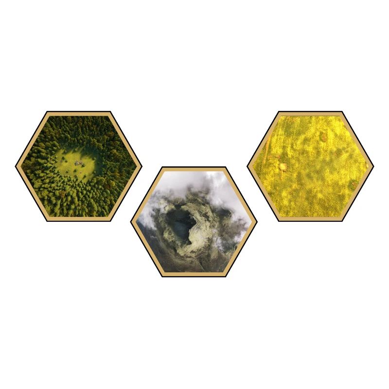 Siedler von Catan Hexagon Design