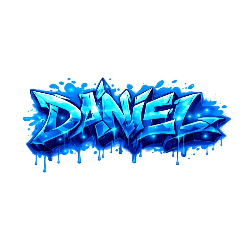 Graffiti DANIEL Name Geschenk Ideal druckbar