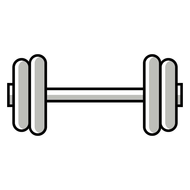 Dumbbell weights icon
