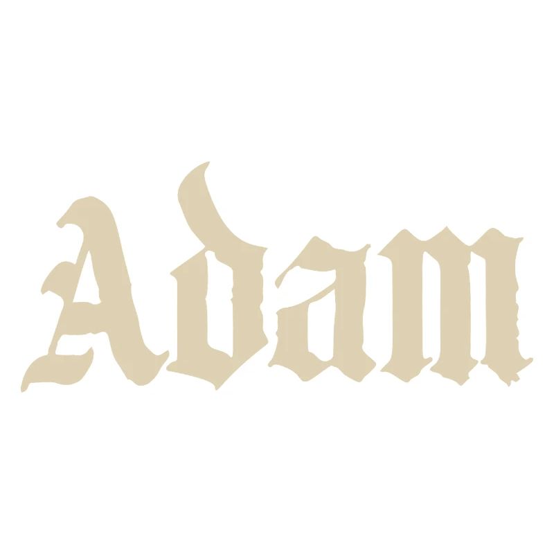 Chemise Adam Gothic Script
