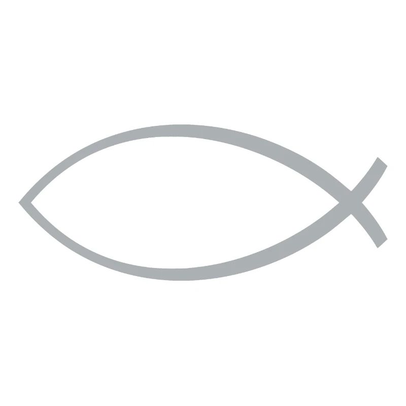 Ichtus fish silver