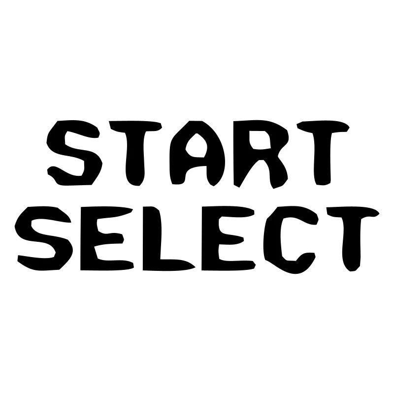 Start Select 8-Bit Text