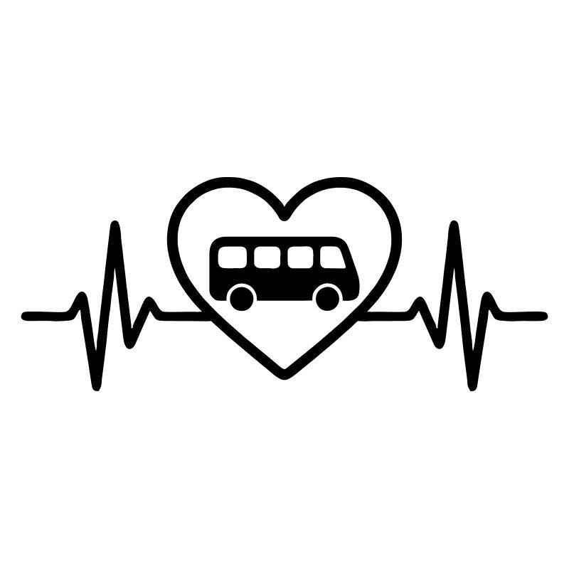 Herz Busfahrer