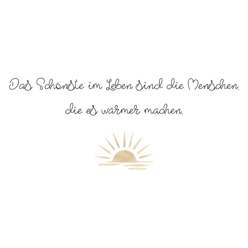 Menschen, die das Leben wärmer machen