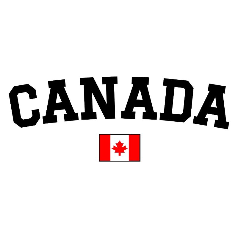 Drapeau du Canada Noir